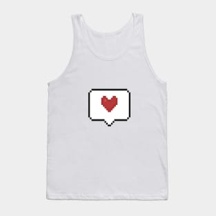 Love Dialogue Bubble Tank Top